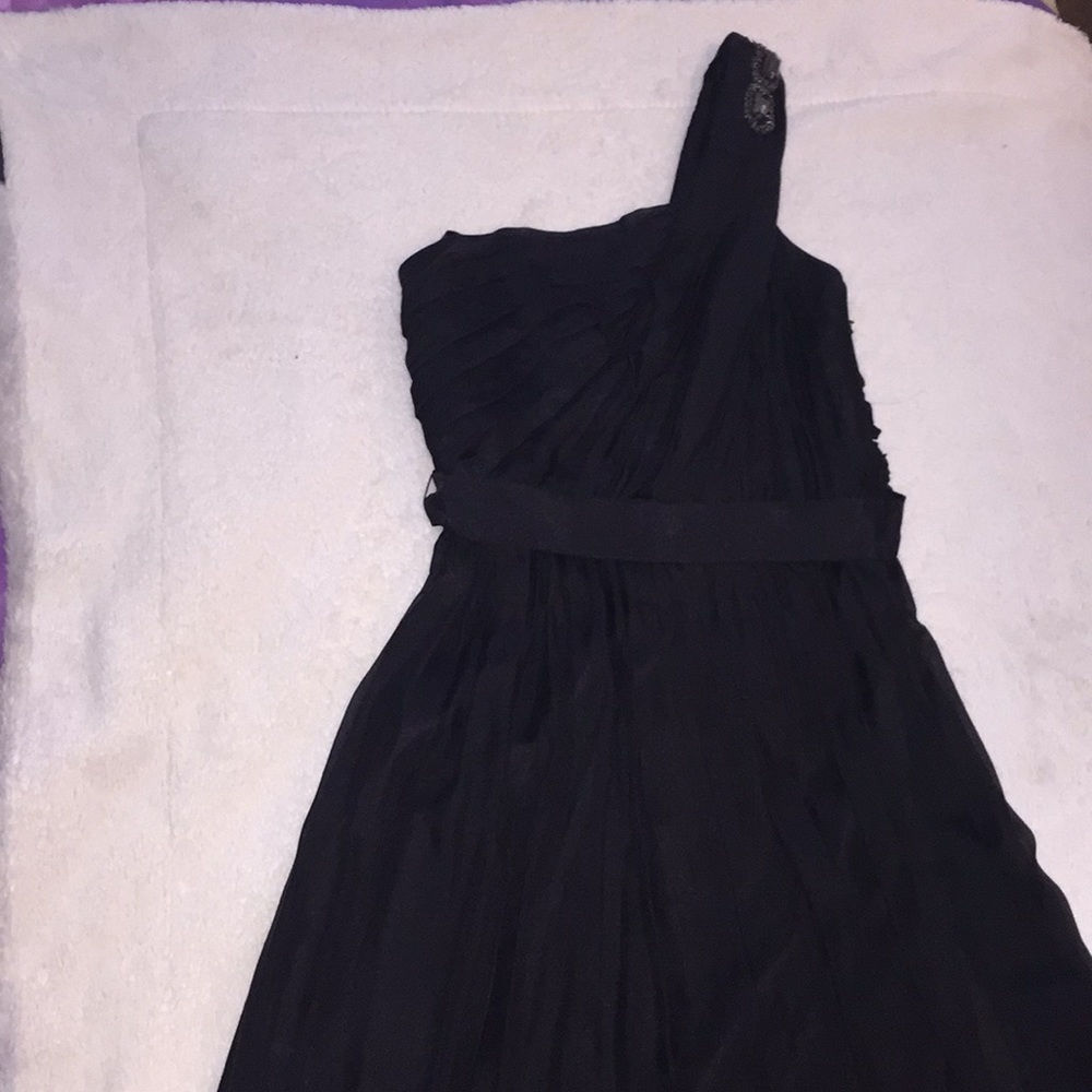 Designer Black Chiffon Gown